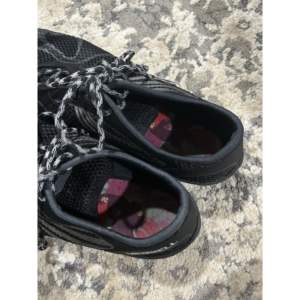Women's Merrell Pace Glove Black Barefoot Vibram Shoes Size 10 - Picture 7 of 9
